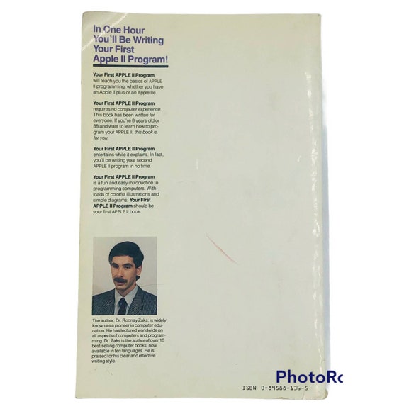 Your First Apple II Program by Rodnay Zaks (1983, Paperback) - Etsy