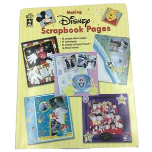 Disney Scrapbook Pages Scrap Book Instructions And Templates Vintage 2000