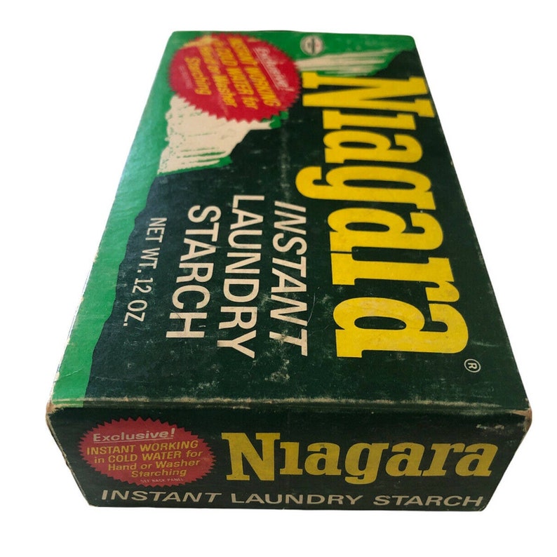 Vintage 1950S Niagara Instant Laundry Starch Box 12 Oz New Etsy