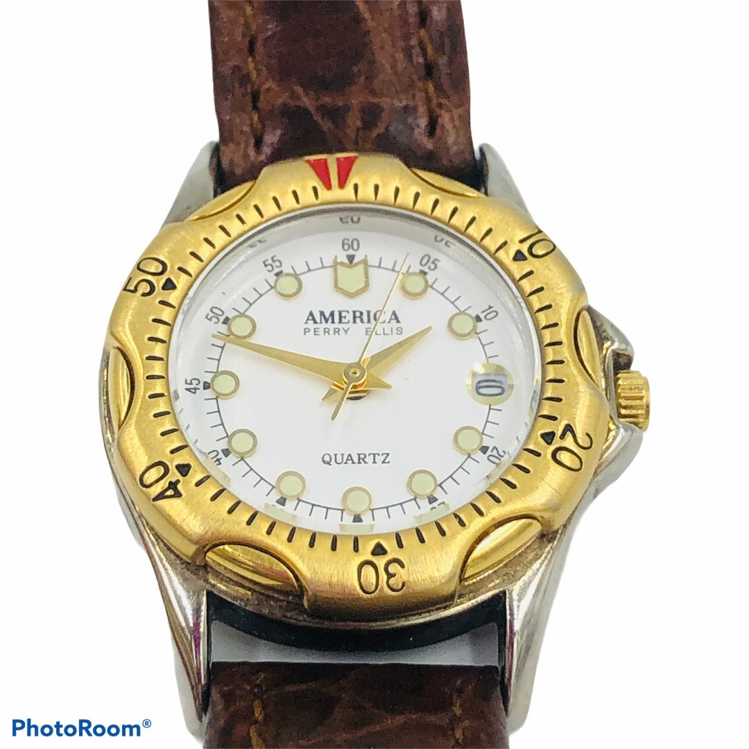 America Perry Ellis Wrist Watch - Etsy