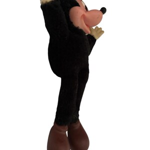 Mickey Mouse pluche pop rubberen gezicht Applaus 8" vintage afbeelding 4