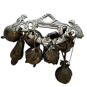 Vintage Ragastens Silver Penca de Balangandan Brazilian Slave Amulet Chatelaine