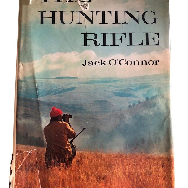 Jack O'Connor The Hunting Rifle 1st Edition 1970 dust jacket vintage book