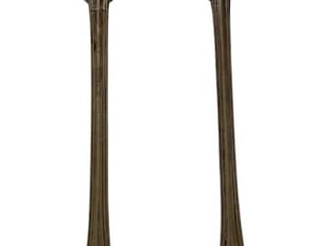 Zestaw 2 dużych łyżek do serwowania 13" Sheffield Silver Co., talerz srebrny, Włochy