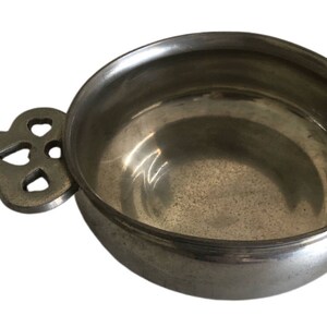 Vintage Williamburg Steiff Pewter Porringer CW16-13 5” Bowl