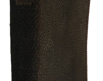 Rare Vintage 1917 Scofield Reference Oxford Bible Seal Leather Distressed