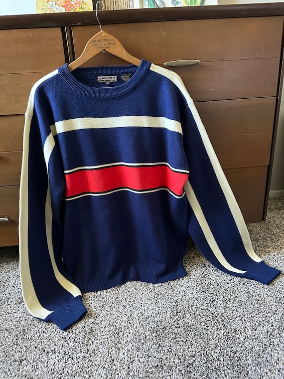 Eleven Sixty Six Vintage Blue Stripes Sweater