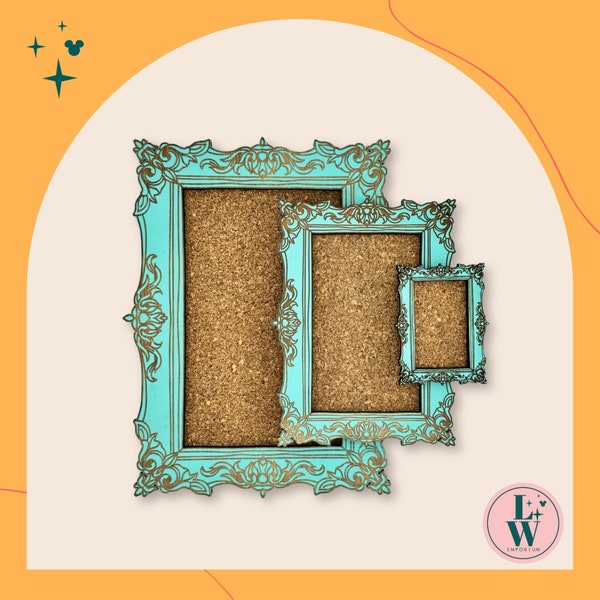 Rectangle Framed Pin Board | Hanging | Pins | Cork | Pin Trading | Magnetic | Wall Hanging | Cork Board