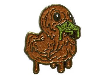 Melting Duck LuvaDuckie v2 Pin - "Orange Sunshine" - Twiddle Pin