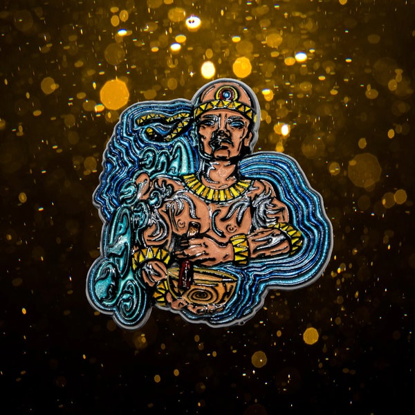 3D Medicine Man Shaman Seer Pin