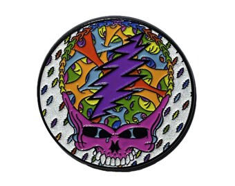 Shredder Stealie Pin - "Neon"