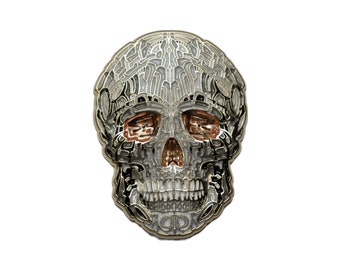 3D Skull Pin - "OG" Variant - Futuristic Style