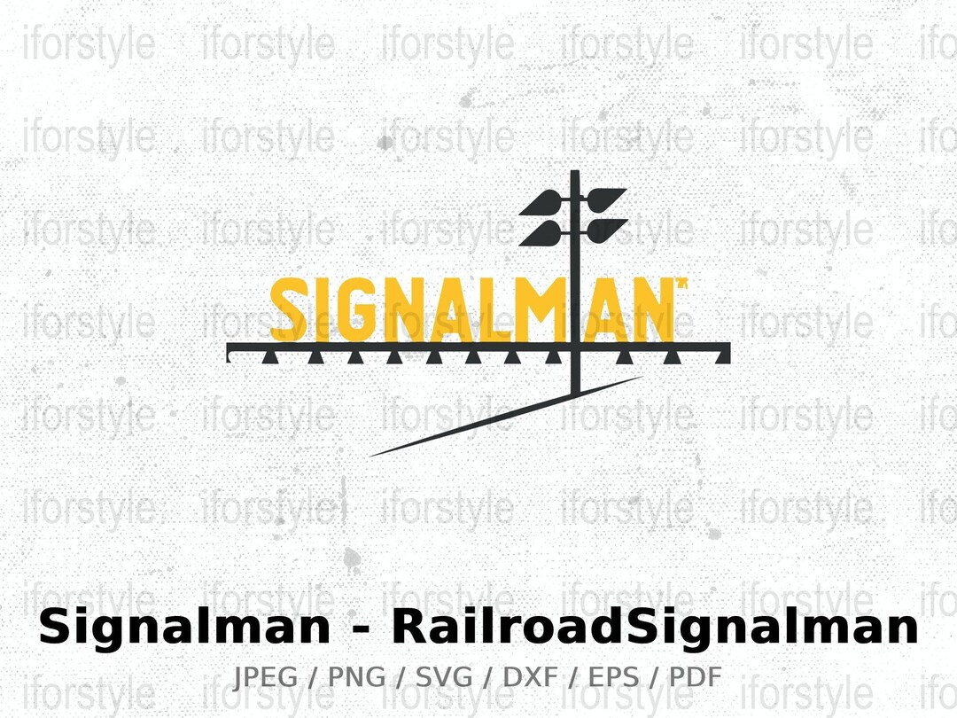 Signalman Railroad Digital Download Etsy UK