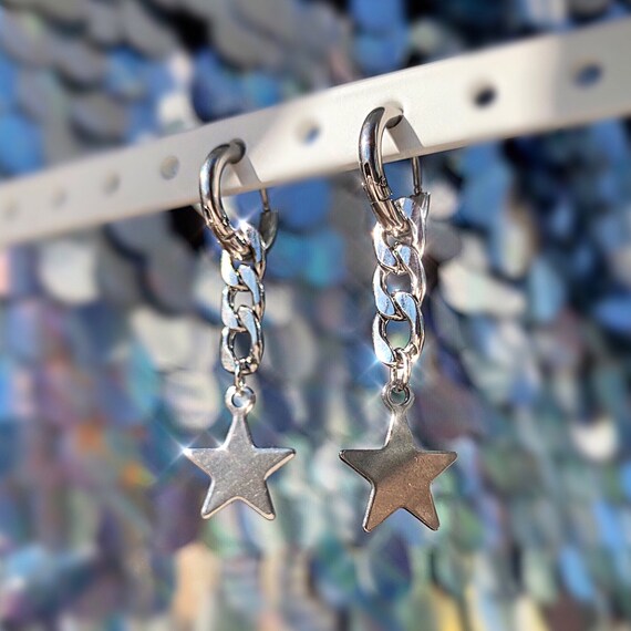Steel earrings safe deals
