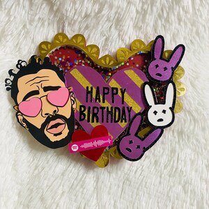 Bad Bunny Cake Topper