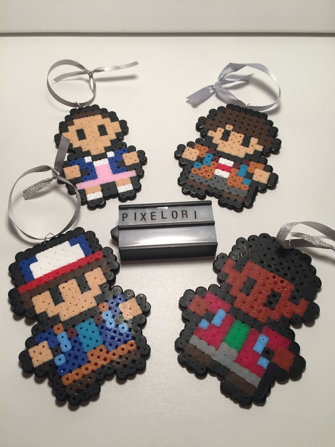 Stranger Things Hanging Decorations Christmas Hama Beads Etsy