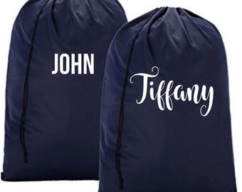 Personalized Laundry Bag | Monogrammed Laundry Bag | Laundry Bag - Gifts for Her | Gifts for Him | Graduation Gifts