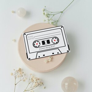 Hochzeitslied Wunschkarte, DJ Song Wunschkarte, Hochzeit, Partyeinladung,