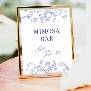 Bridal Shower Mimosa Bar Sign, Bridal Shower Mimosa Sign, Bar Sign, Bridal Shower Bar Sign, Bachelorette Party Mimosa Bar Sign