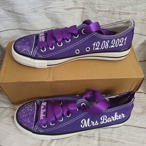 personalised wedding pumps