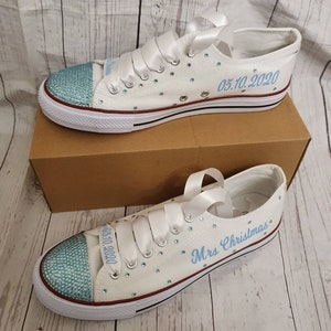 personalised wedding pumps