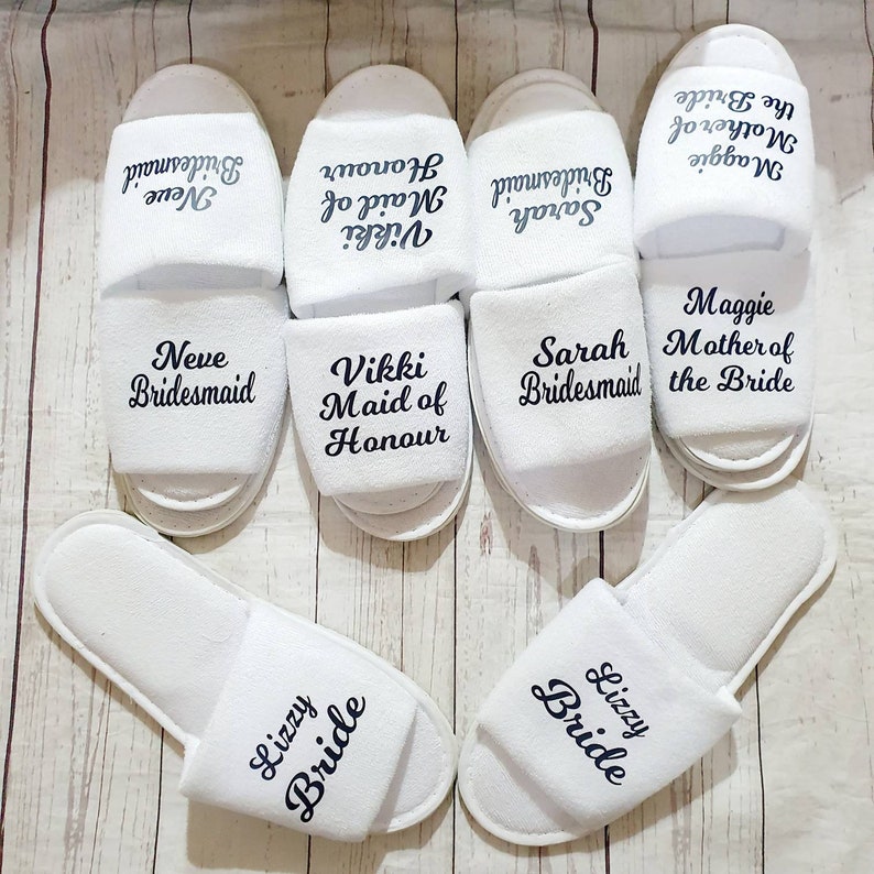 brides maid slippers