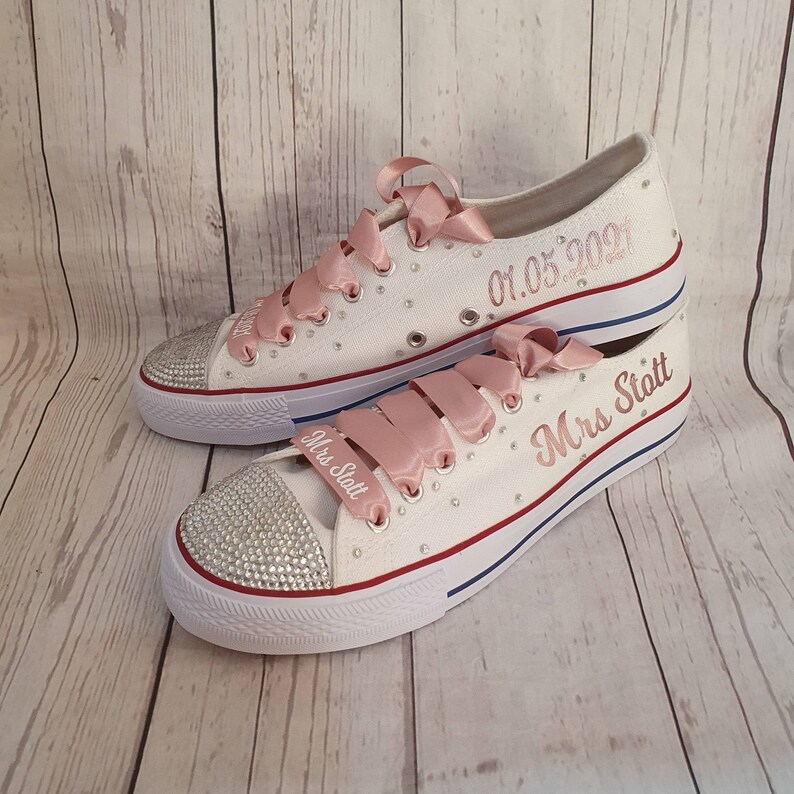 personalised wedding pumps