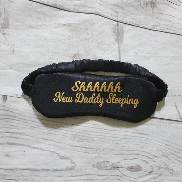Personalised eye mask for new mommy, mummy, daddy ect.