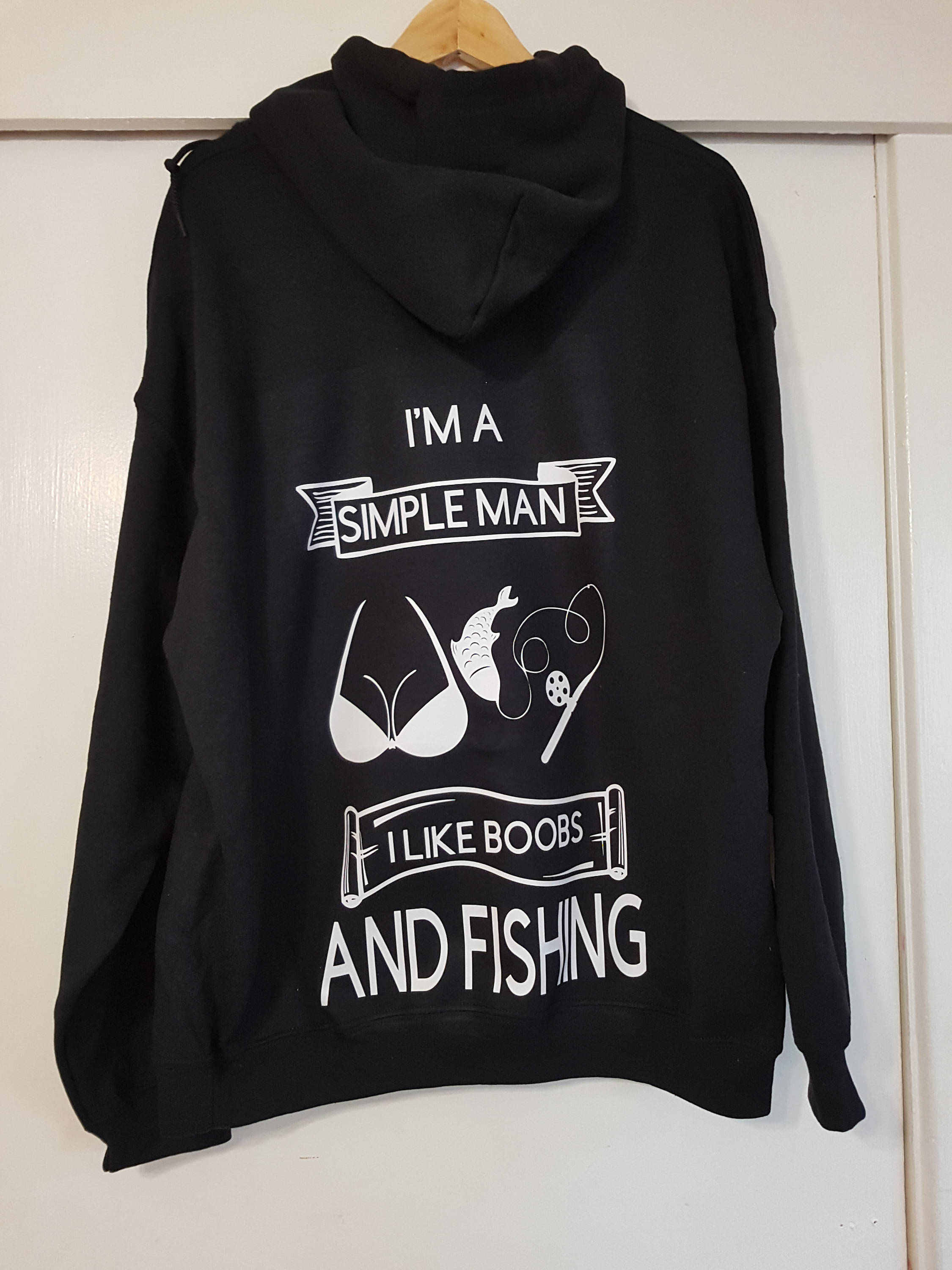 Image of Pull Over Fishing Hoodie. Perfect For Fathers Day, Christmas Or Birthday Present. Men's Size Small - 5xl. 3xl, 4xl, 5xl