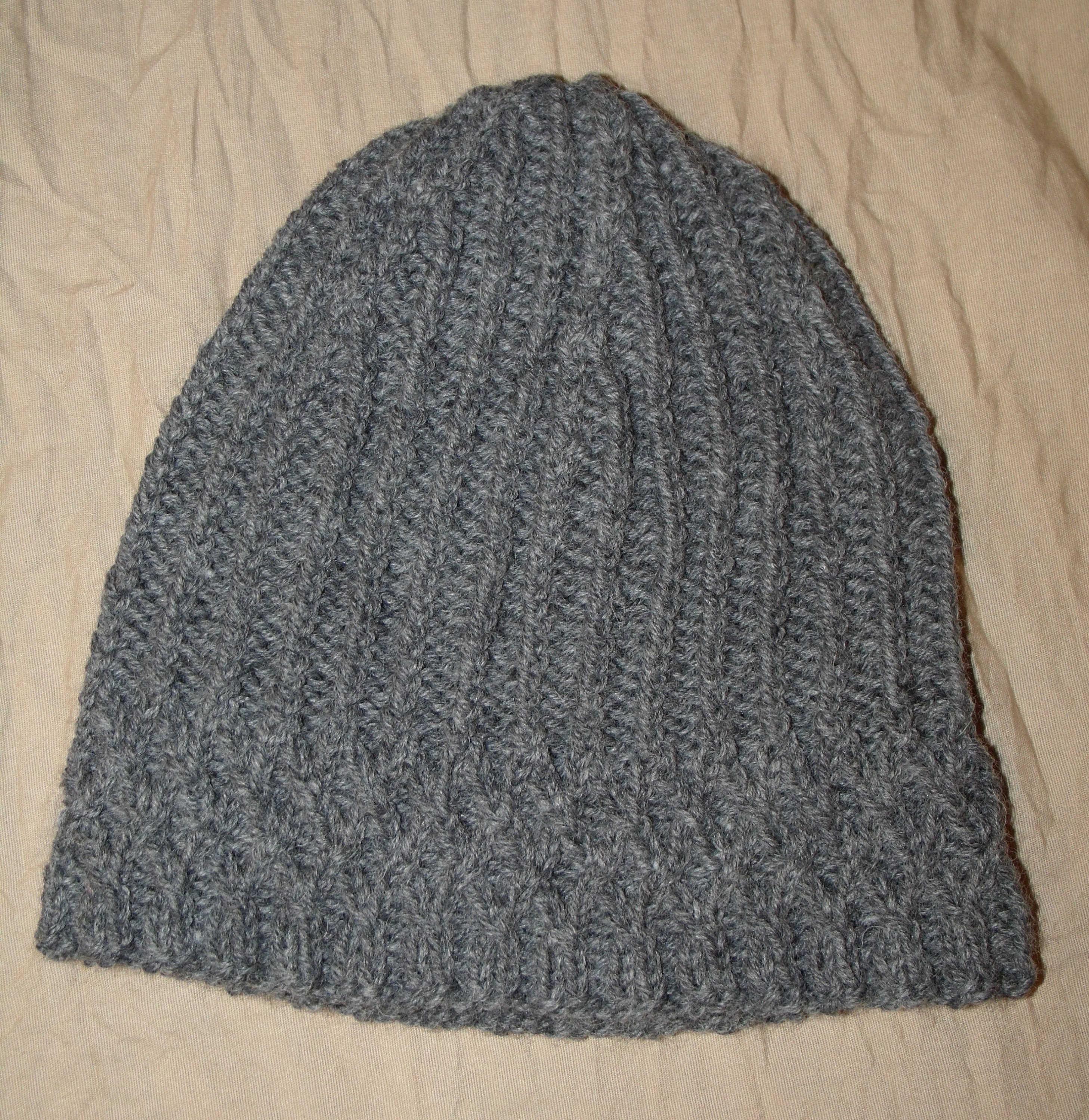 Studio 120 handmade knit revisable beanie Adult size