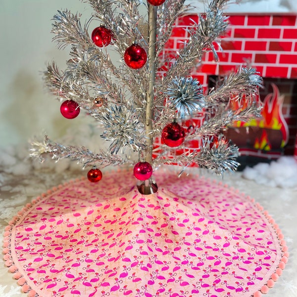 Flamingo Tree Skirt Etsy