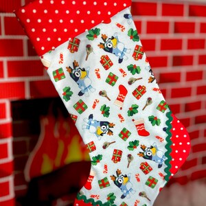 Bluey Christmas Holiday Stocking