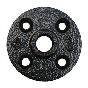 Pipe Floor Flange 3/8 Inch Pipe Fitting, Custom Powder Coated