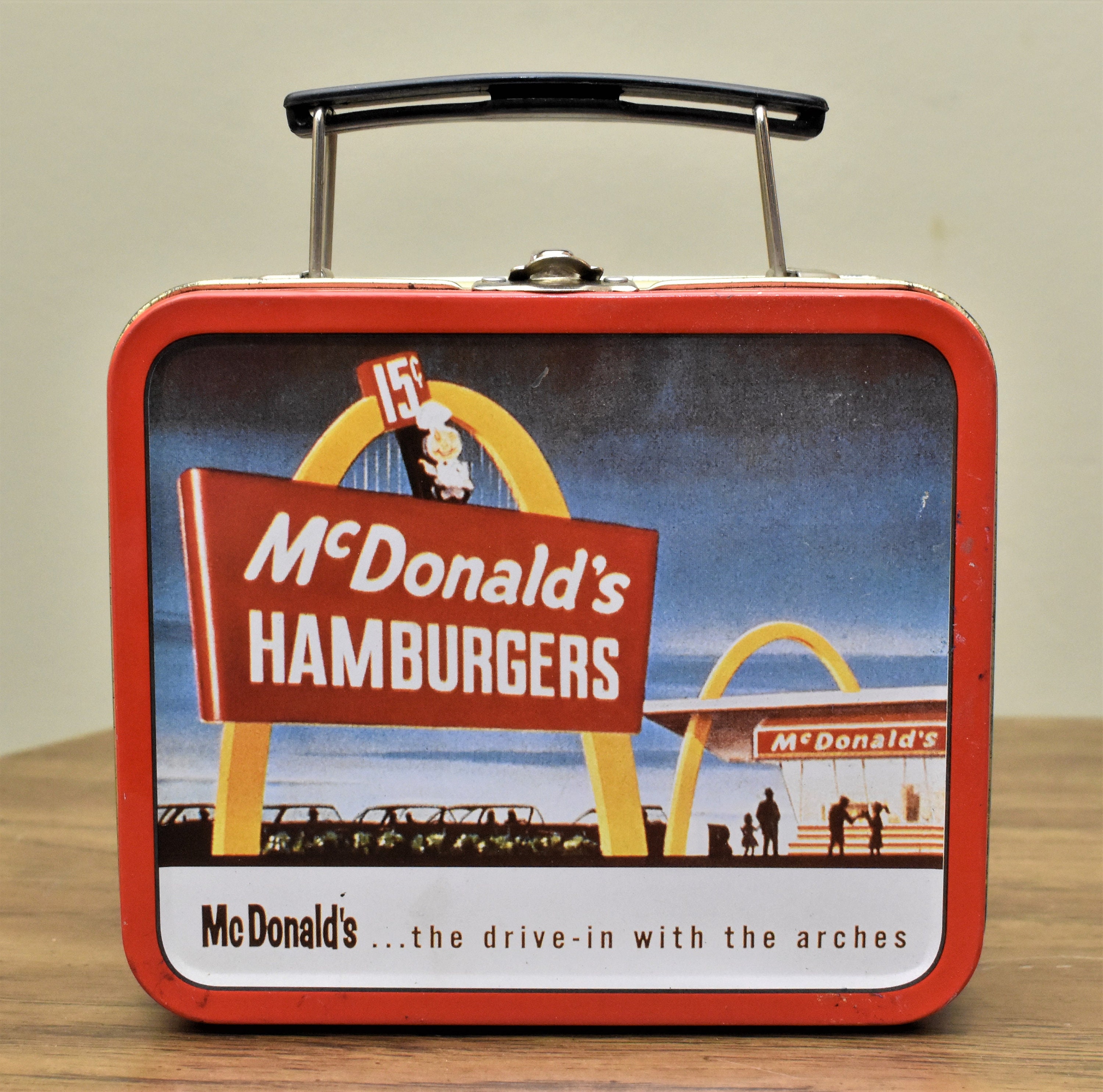 Vintage Mcdonalds Metal Lunchbox and Thermos 1982 Lunch Box Set Sheriff of  Cactus Canyon Western 