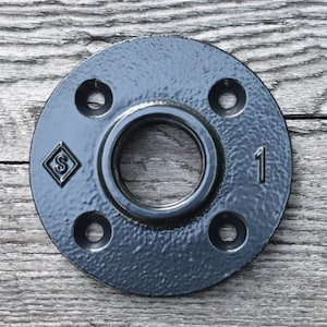 Pipe Floor Flange 1 Inch Pipe Fitting, Custom Powder Coated