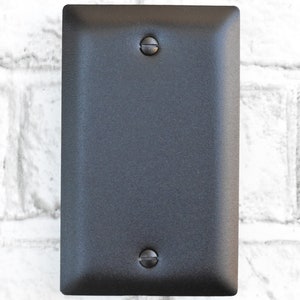 Stainless Steel Blank Box Mounted Wall Plate, Custom Powder Coated