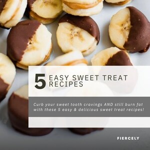 5 Easy Sweet Treat Healthy Recipes, Healthy Sweet Treats, Macro Friendly Sweets, Healthy Food Made Simple, Easy & Delicious Recipes