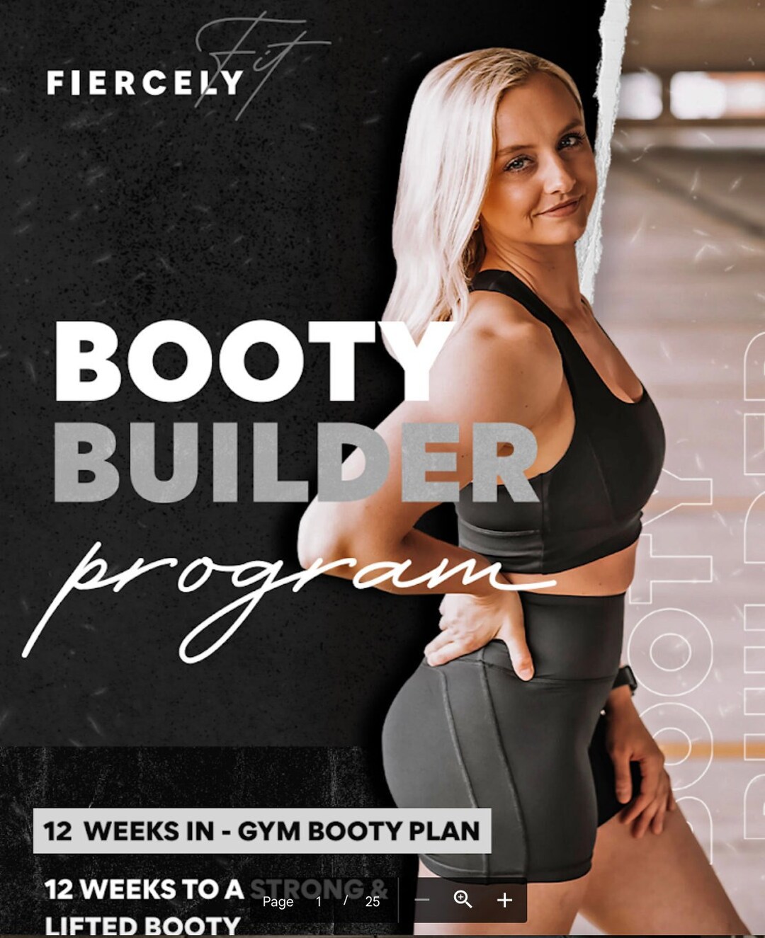 12 Week Glute Focused Workout Program Nutrition Recommendations