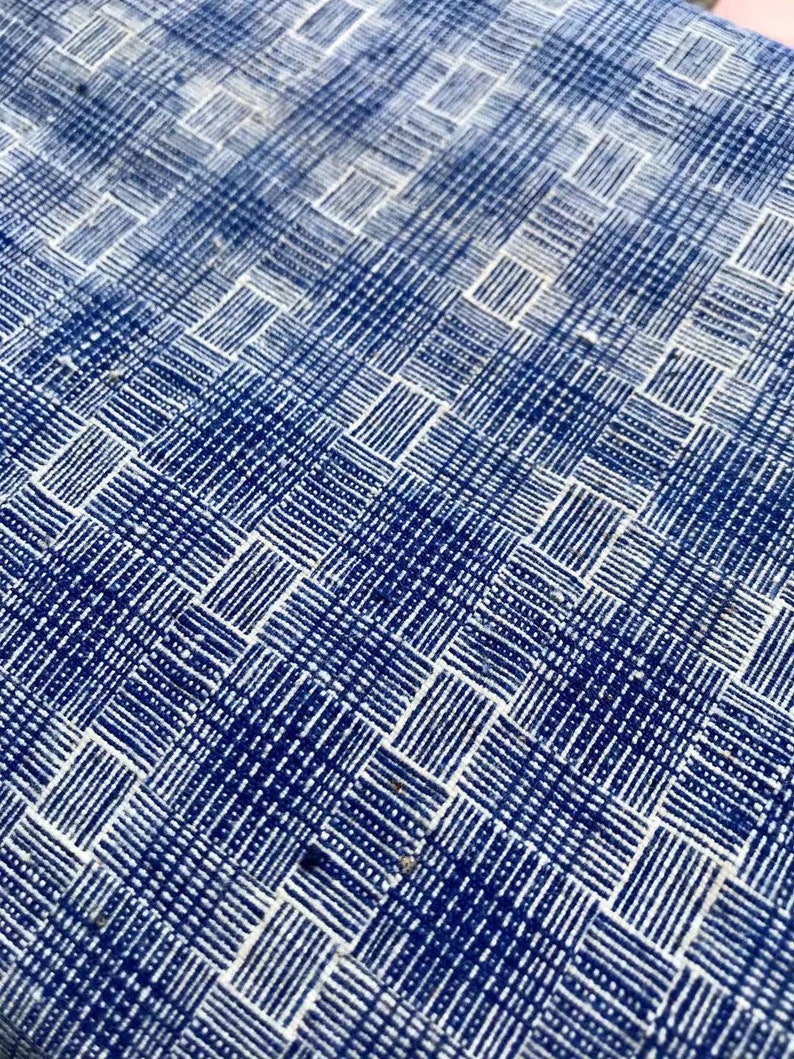 3.6m Stunning Vintage Hand Woven Fabric Handwoven Handspun Etsy