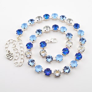 Crystal Jewelry, Necklace or Bracelet &quot;Cobalt&quot; | Blue Crystal Jewelry | 8mm Austrian Crystal Jewelry | Sarah&#39;s Crystal Creations For Women
