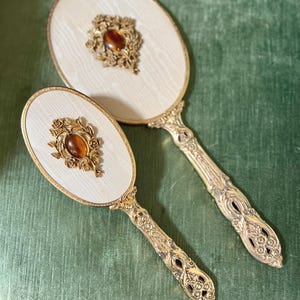Jeweled Brush and Mirror Set - Etsy display picture 3
