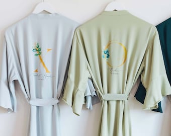 Ruffle Robes | Sage Bridesmaid Robes | Bridal Party Robes | Bridesmaid Gifts | Bridal Shower | Wedding Robes | Maid of Honor Gifts