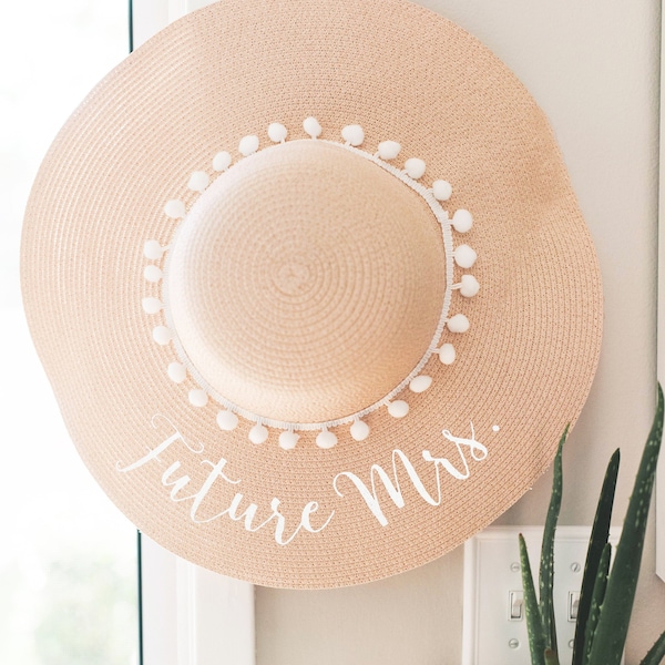 Honeymoon Gifts | Anniversary Gifts for Her | Personalized Sun Hat | Beach Hat for Girlfriend | Best Friend Gifts | Mothers Day Gift