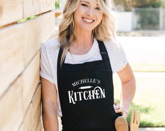 monogram cooking aprons