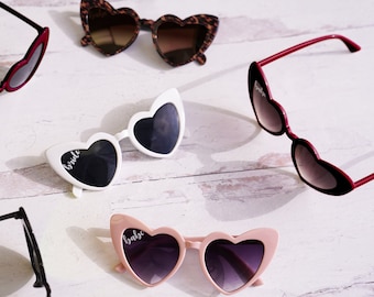 Heart Sunglasses Babe & Bride Beach Bachelorette Party Favors Bridal Shower Favors | Bridesmaid Gifts | Maid of Honor Gifts