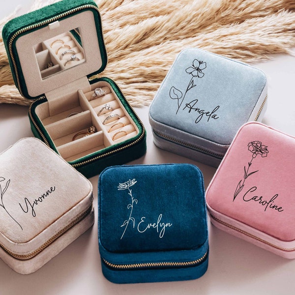 Bridesmaid Jewelry Box Etsy