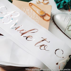 Custom Bridal Sash Bachelorette Party Favors Bride to Be Sash Personalized Sash Bachelorette Party Sash Custom Sash Party Favors image 8