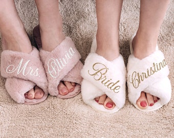 Personalized Slippers for Women | Gift for Mom | Best Friend Gifts | Custom Gifts for Girlfriend | Gift for Her | Mother in Law Gift