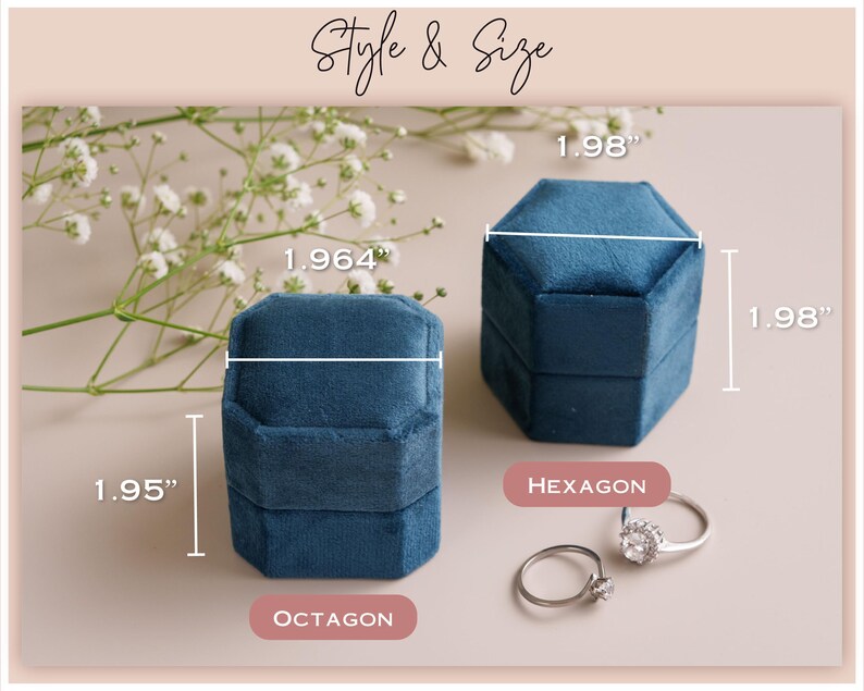 Personalized Velvet Ring Box, Wedding Gift, Detail Photography, Anniversary Gift, Engagement Ring Box, Proposal Ring Bearer [N] image 4