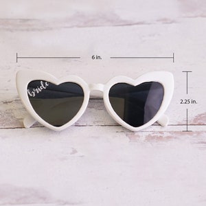 Bachelorette Party Favors Heart Sunglasses Babe & Bride Bridal Shower Favors Bridesmaid Gifts Maid of Honor Gifts Wedding Gifts image 4